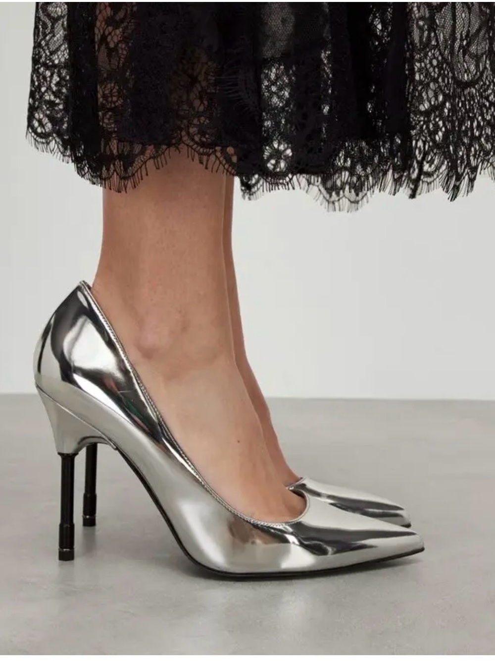 AllSaints Women's Nova Court Shoes sz 6